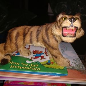 Vintage real hair tiger